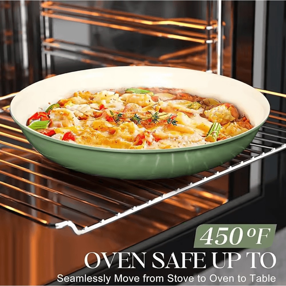 Nonstick Frying Pan Set 23 Pcs Stackable Pans With Removable Handle 2