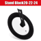 Universal Silicone Pan Lid Tempered Glass Cookware Cover With Standing Handle 6