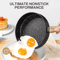 Nonstick Egg Frying Pan 6Inch Mini Omelette Skillet With Wood Handle 2