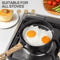 Nonstick Egg Frying Pan 6Inch Mini Omelette Skillet With Wood Handle 5