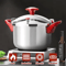 Stainless Steel Pressure Cooker 3L6L8L Thickened Cooker With OneHand Secure Locking 0