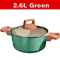 Ceramic Nonstick Soup Pot 26 L Healthy Casserole Pasta Pot With Glass Lid 7