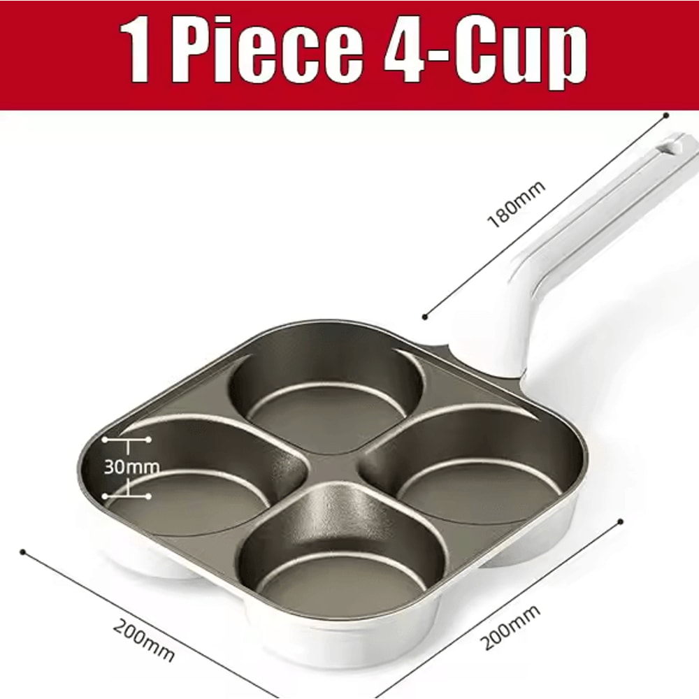 4in1 Egg Frying Pan Titanium Nonstick Breakfast Skillet With Ergonomic Handle 5