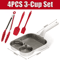 4in1 Egg Frying Pan Titanium Nonstick Breakfast Skillet With Ergonomic Handle 7