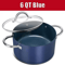 Premium 6 QT Large Nonstick Stock Pot Ceramic Cooking Pot With Lid 6