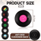 Retro Vinyl Record Drink Coasters 6 Pc NonSlip Set For Music Lovers 1
