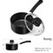 Premium 1Quart Nonstick Ceramic Saucepan With Glass Lid 5