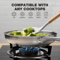 Premium TriPly Stainless Steel Frying Pan 810 Inches Induction Cooking Skillet 0