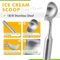 Heavy Duty Stainless Steel Ice Cream Scoop Ergonomic Tool For Desserts 1