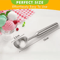 Heavy Duty Stainless Steel Ice Cream Scoop Ergonomic Tool For Desserts 4