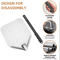 12Inch Perforated Pizza Peel Hard Anodized Aluminum Paddle With Silicone Handle 1