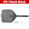 12Inch Perforated Pizza Peel Hard Anodized Aluminum Paddle With Silicone Handle 5
