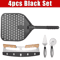 12Inch Perforated Pizza Peel Hard Anodized Aluminum Paddle With Silicone Handle 7