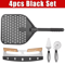12Inch Perforated Pizza Peel Hard Anodized Aluminum Paddle With Silicone Handle 7