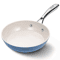 8Inch Nonstick Egg Frying Pan Skillet With StayCool Handle Blue Omelet Pan 6