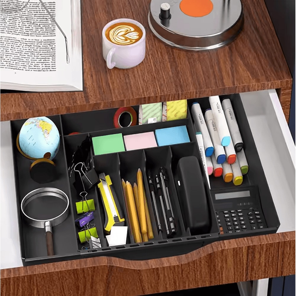 Adjustable Expandable Silverware Drawer Organizer Kitchen Flatware Cutlery Holder 2