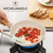 Nonstick Ceramic 810Inch Omelet Pan Skillet With Lid Induction Compatible 1