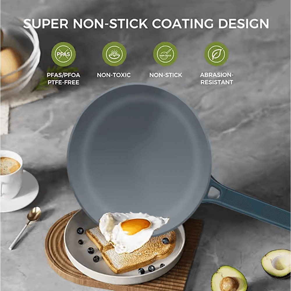 Nonstick Ceramic Egg Omelet Frying Pan Healthy Kitchen Skillet For Pancakes More 1