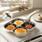 Premium Healthy Titanium Ceramic Breakfast Frying Pan Nonstick Egg Pancake Steak Skillet 0