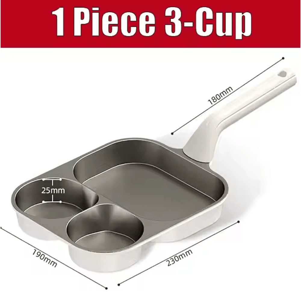 Premium Healthy Titanium Ceramic Breakfast Frying Pan Nonstick Egg Pancake Steak Skillet 6