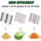 Rotary Cheese Grater Shredder Hand Crank Kitchen Mandolin With 3 Drum Blades 2