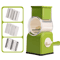 Rotary Cheese Grater Shredder Hand Crank Kitchen Mandolin With 3 Drum Blades 5