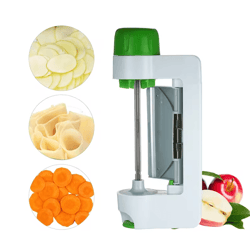 portable manual vegetable peeler & multi-function fruit slicer – veggie sheet cutting tool