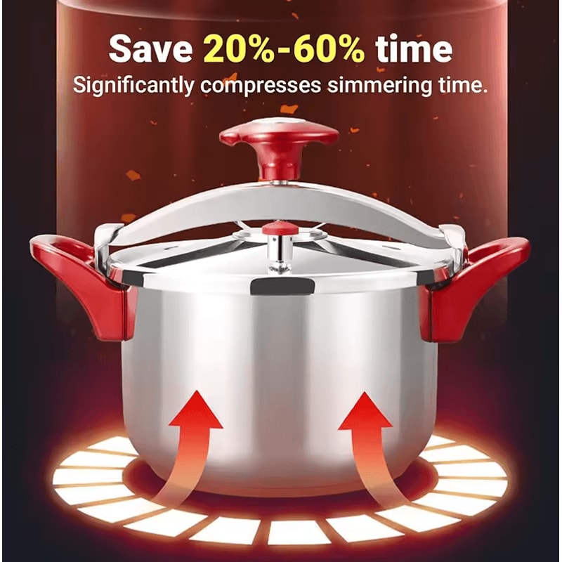Premium Stainless Steel Pressure Cooker 3L6L8L Large Capacity Cooker 2