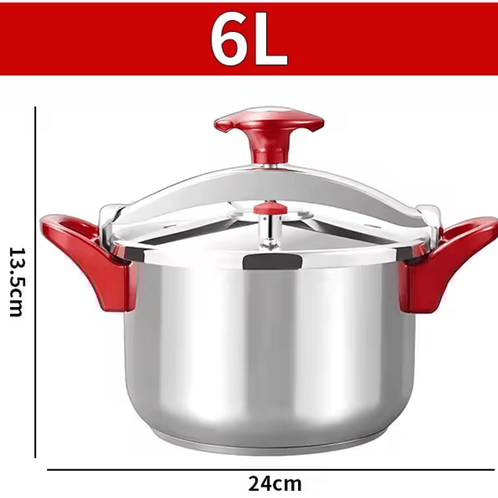 Premium Stainless Steel Pressure Cooker 3L6L8L Large Capacity Cooker 6