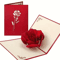 Elegant 3D PopUp Rose Birthday Card With Envelope Perfect For Special Occasions 0