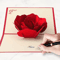 Elegant 3D PopUp Rose Birthday Card With Envelope Perfect For Special Occasions 2