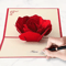 Elegant 3D PopUp Rose Birthday Card With Envelope Perfect For Special Occasions 2