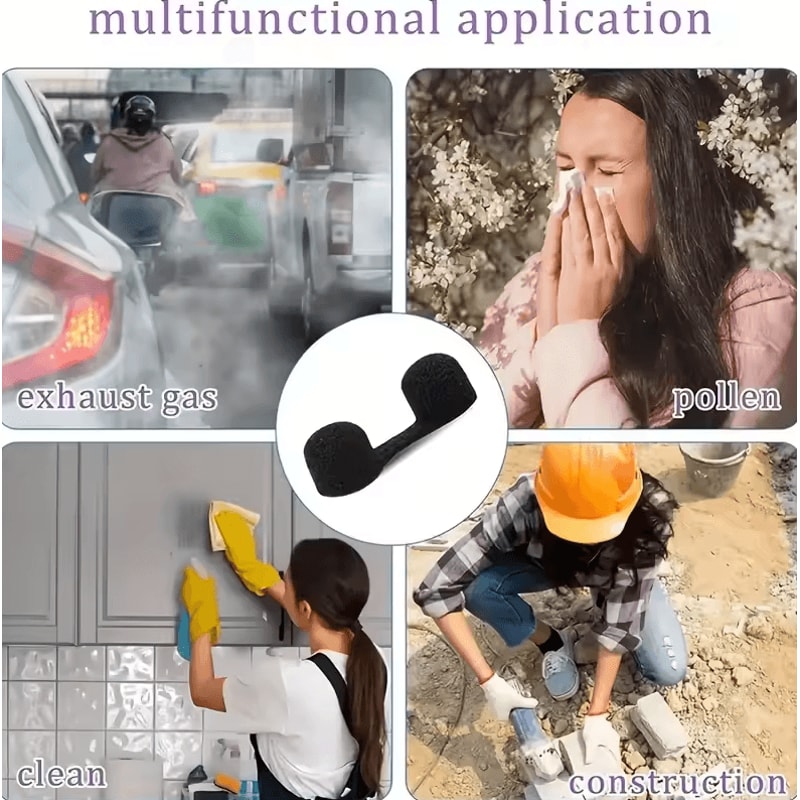 Disposable Nasal Filter Plugs 50 PCS Nose Protection Foam Filters 1