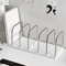 Modern PP Material Desktop Bookshelf NonSlip Office Desk Organizer Shelf 1