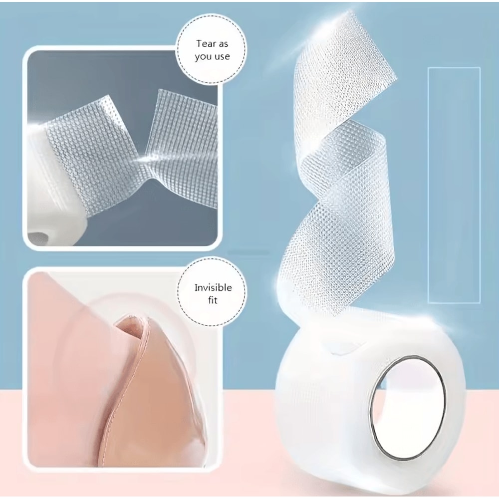 Transparent Silicone Mole Skin Tape Roll Flexible Foot Skin Protection 1