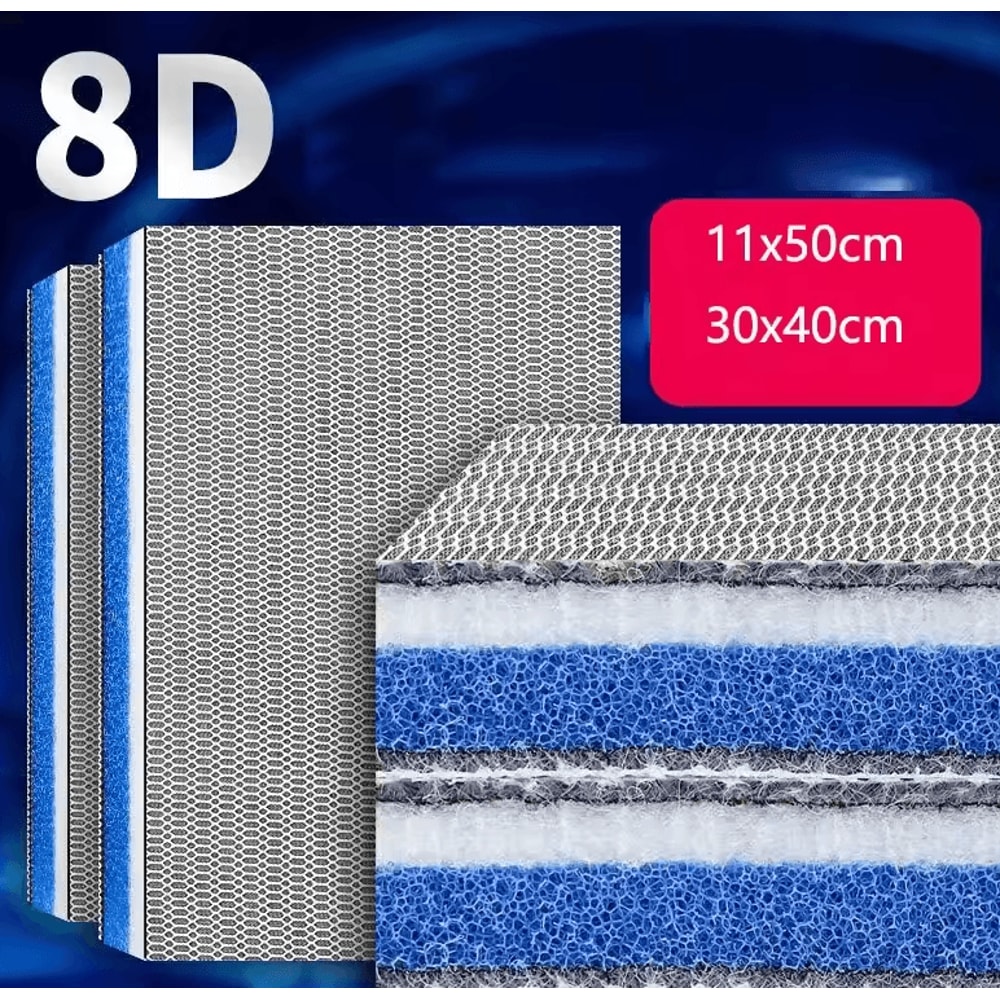 8D Sponge Filter Cotton Pad Aquarium Denitrifier Fish Tank Foam Filter Accessory 0