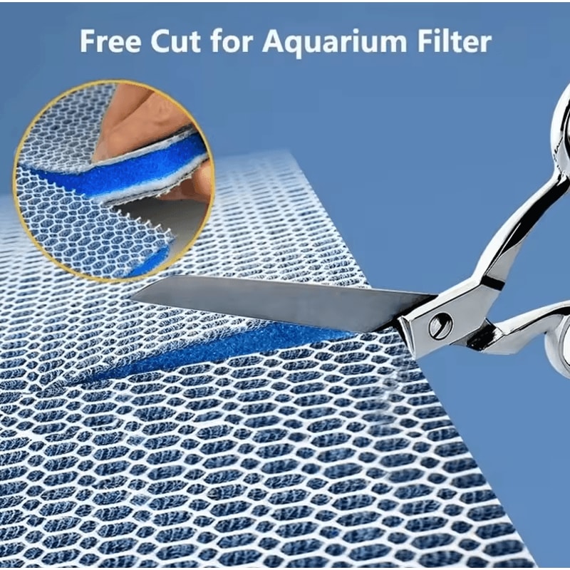 8D Sponge Filter Cotton Pad Aquarium Denitrifier Fish Tank Foam Filter Accessory 2