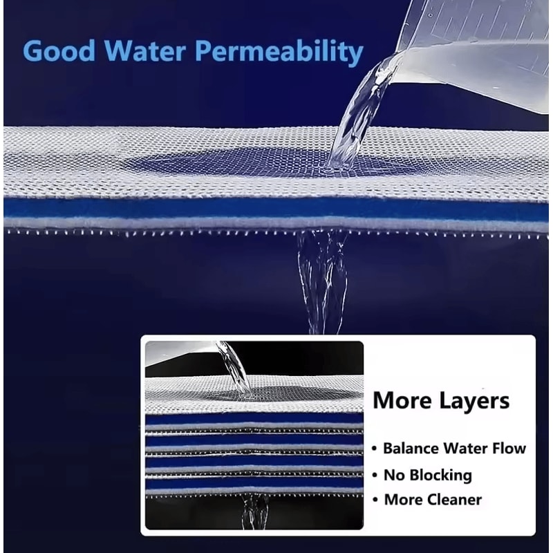 8D Sponge Filter Cotton Pad Aquarium Denitrifier Fish Tank Foam Filter Accessory 3