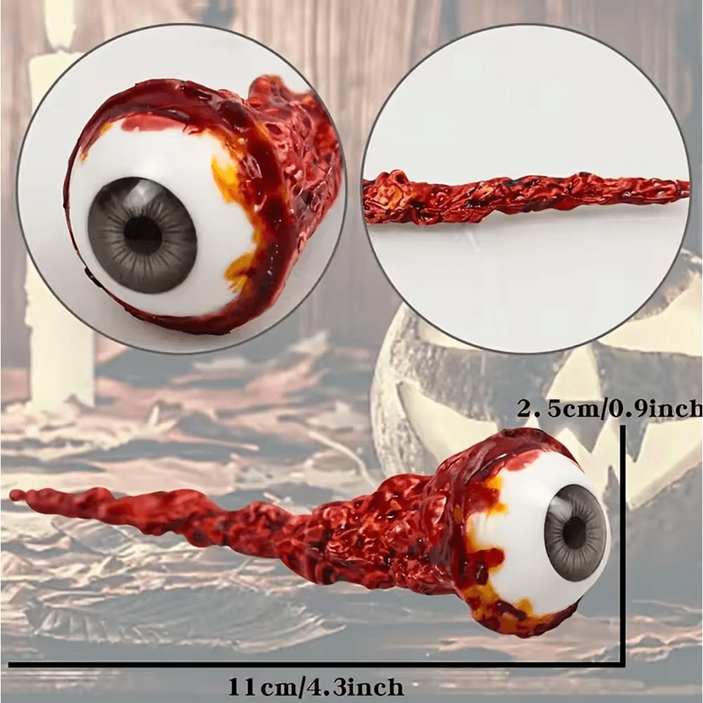 Latex Halloween Prank Props Artificial Eyeballs For Horror Fun 1