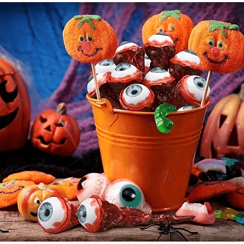 Latex Halloween Prank Props Artificial Eyeballs For Horror Fun 3