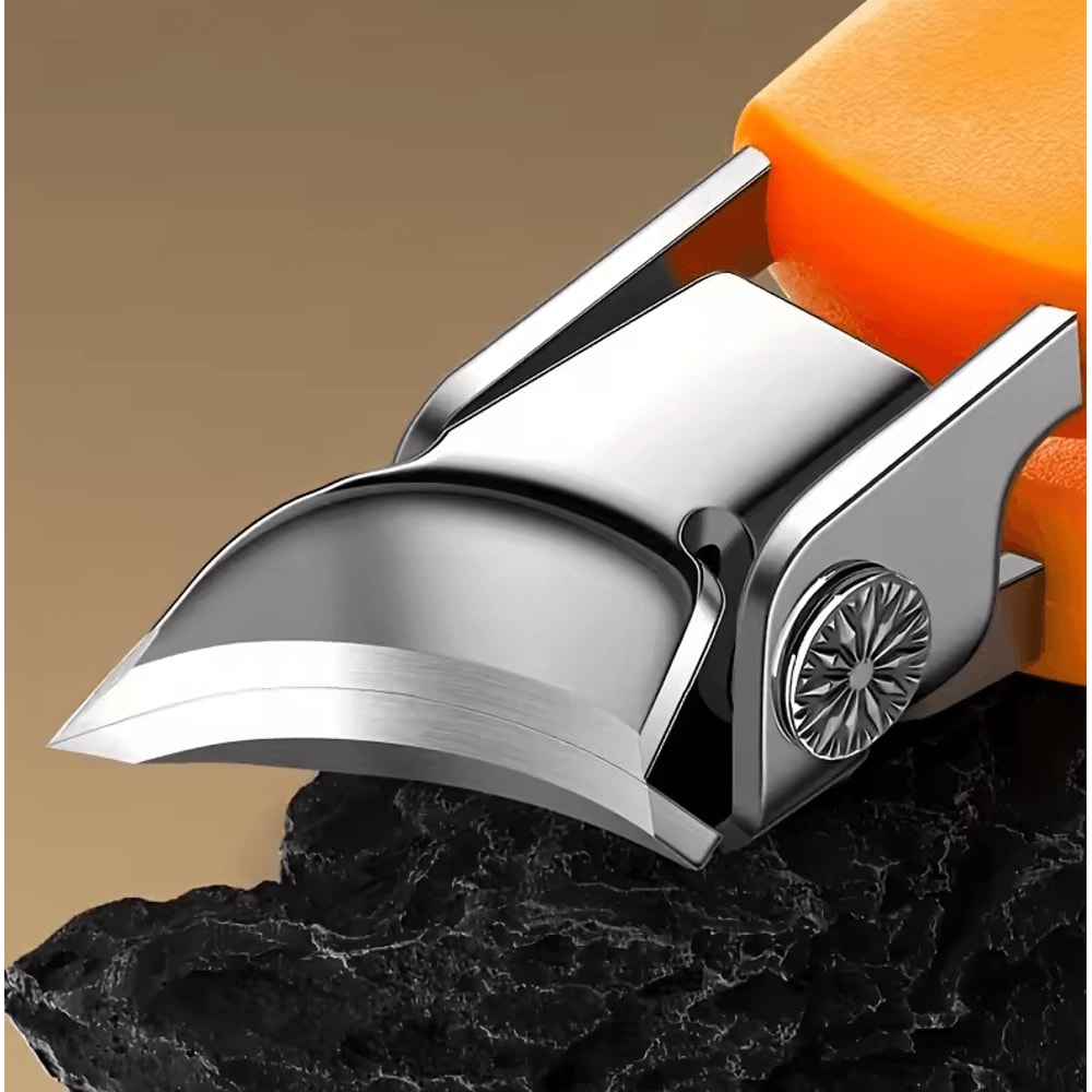 Professional Nail Clippers For Thick Hard Toenails Ergonomic SplashProof Design 2