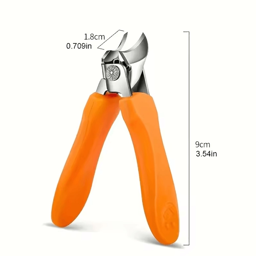 Professional Nail Clippers For Thick Hard Toenails Ergonomic SplashProof Design 4