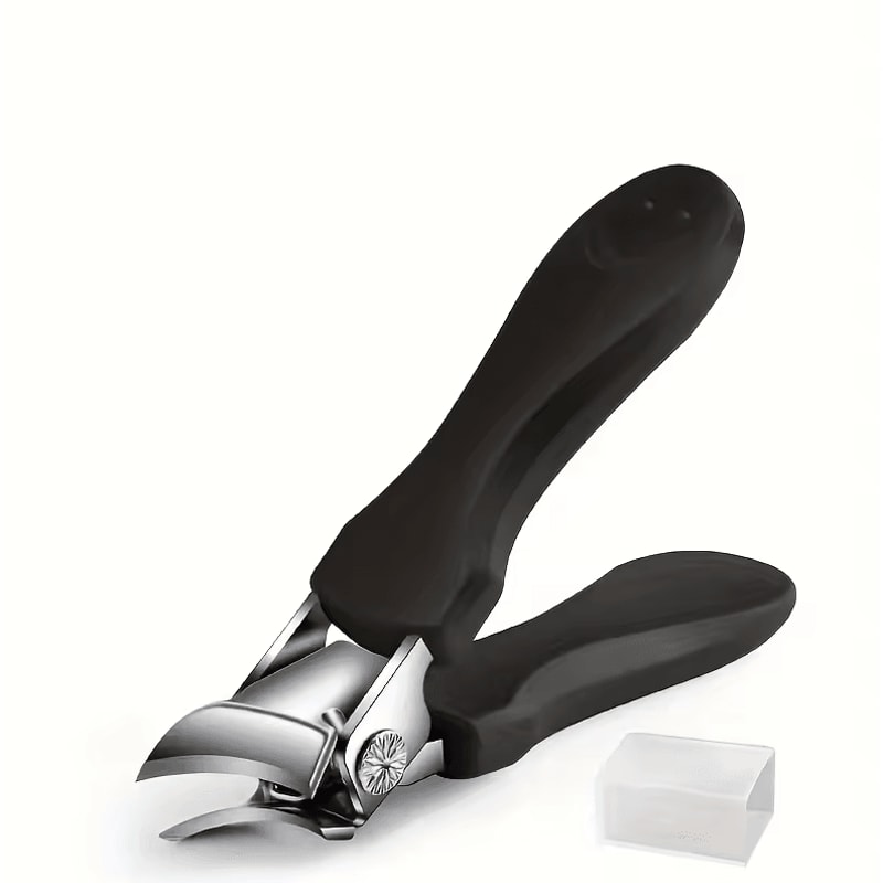 Professional Nail Clippers For Thick Hard Toenails Ergonomic SplashProof Design 6