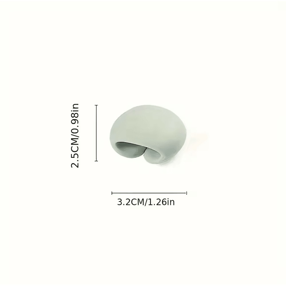 6Piece Silicone Cable Organizers Multifunctional Cord Wraps For Earphones Charging Cables 5