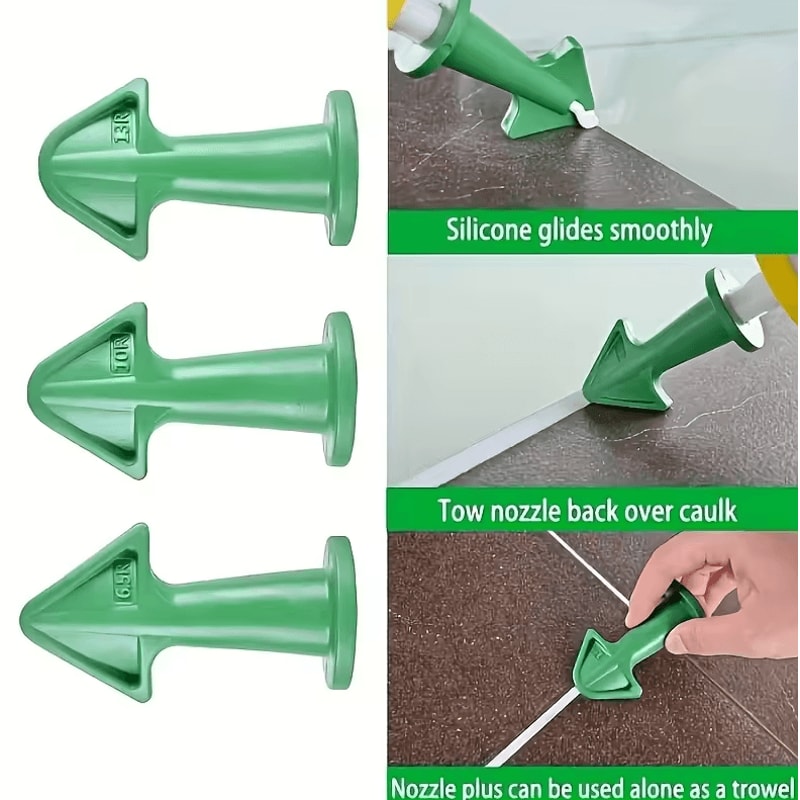 3Piece Sealed Nozzles Tool Set MultiCaliber Sealant Cleaning Nozzles 1