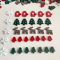 Christmas Wooden Buttons Decorative Wooden Craft Shapes For DIY Projects 4