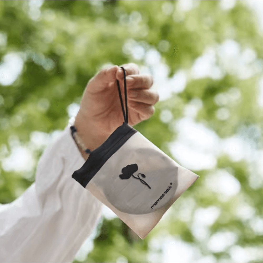 Portable Handheld Folding Fan With Storage Bag Compact Summer Cooling Fan 2