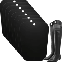 8pcs black plastic shoe shaper – durable high-end shoe stretch support accessories