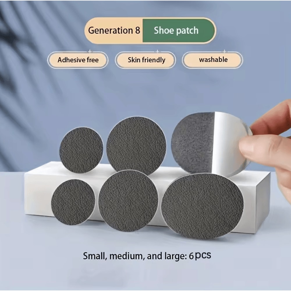 6PCS Sports Shoe Wear Repair Patch AntiWear SelfAdhesive Shoe Pads 8