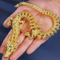 Majestic 3D Alloy Golden Dragon Statue With Movable Limbs Symbol Of Power Good Luck 6